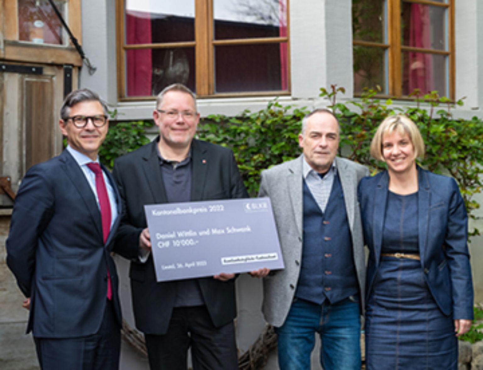 Kantonalbankpreis 2022 für Max Schwank und Daniel Wittlin von regioTVplus teaser image