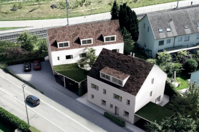 Einfamilienhäuser mit Parkplatz Sonnengarten in Bättwil